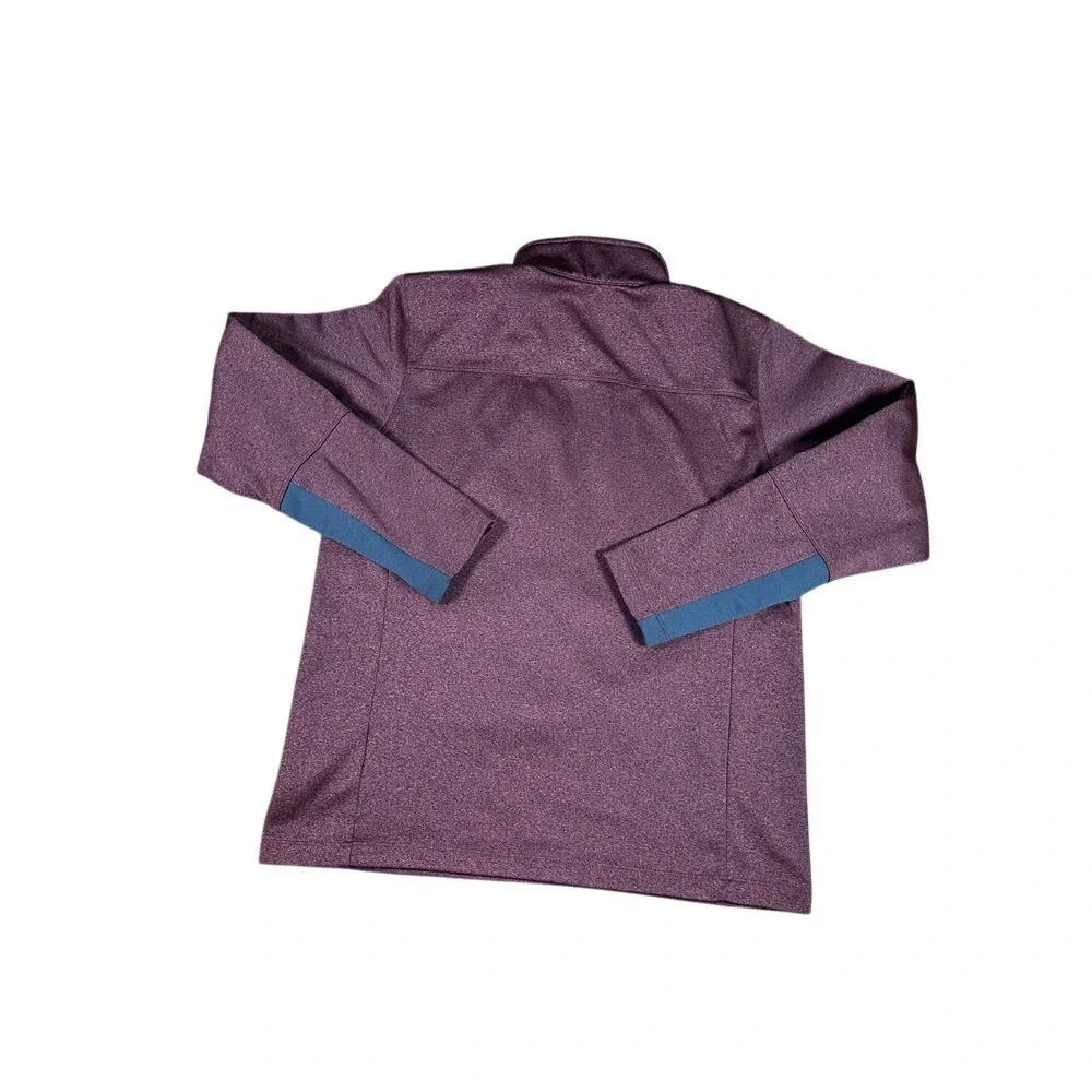 The North Face Men's Quarter-Zip Performance Pullover with Chest Pocket Burgundy